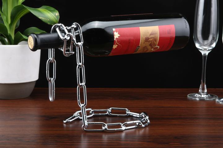 Actual product image Jamei Magic Chain wine bottle holder (9 Fl.)