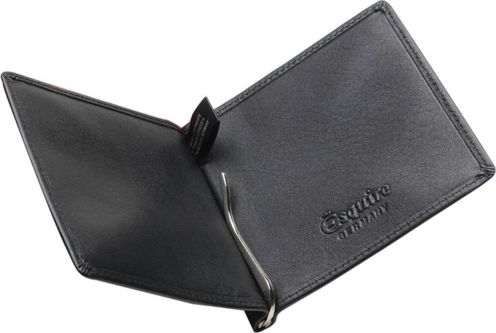 Actual product image Esquire Logo wallet leather 10 cm