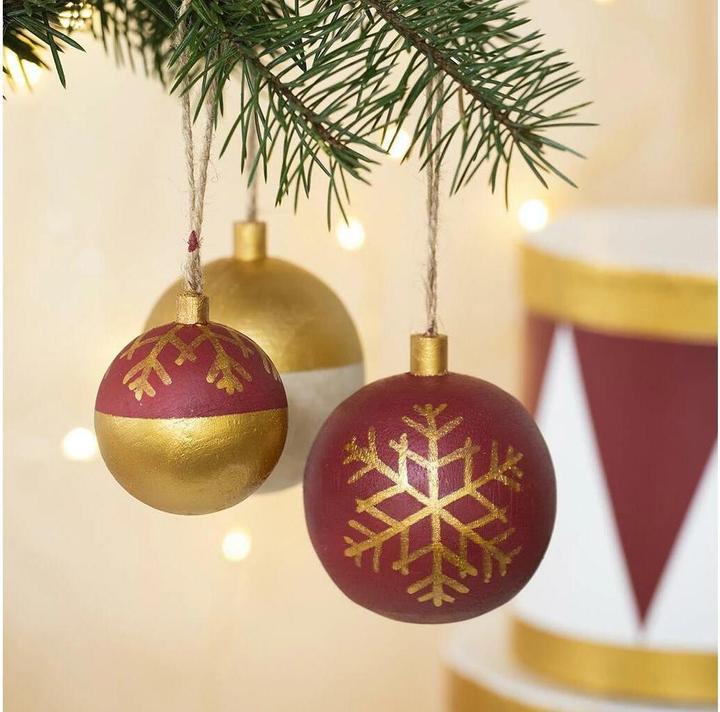 Image du produit Creativ Company Boule en bois pour la décoration de Noël (1 -pièce)
