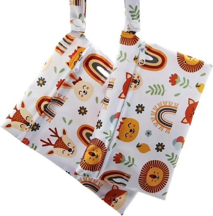 Produktbild ASMI 2 Stück Wetbag Windeltasche Set 19x24cm + 22x15cm