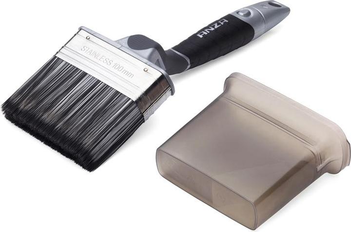 Actual product image Anza Platinum Angled Outdoor Brush 100 Mm (100 mm)