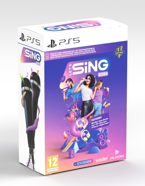 Actual product image Ravenscourt Let's Sing 2024 International Version (+2 Mics) (PS5, EN, FR, IT, DE)