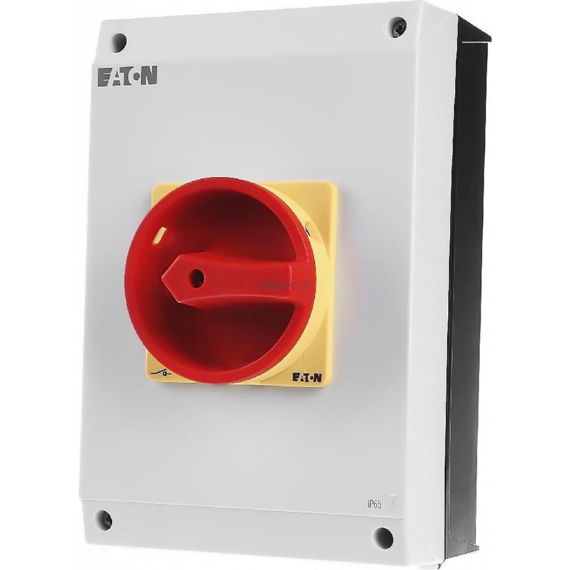 Eaton, Systemstromversorgung, Sicherheitsschalter 3 Polig + N, 63 A P3, Rot