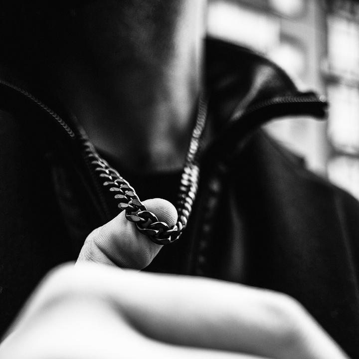 Produktbild K12 - Black Cuban Chain - 8 mm (Chirurgenstahl 316L)