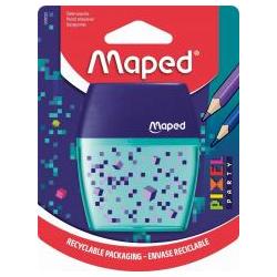 Maped, Spitzer, Dosenspitzer doppelt PIXEL PARTY lila