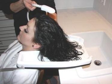 Actual product image Sundo Plastic hair washing tray (Wash / Care)