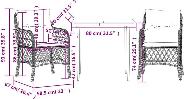Actual product image vidaXL Roger