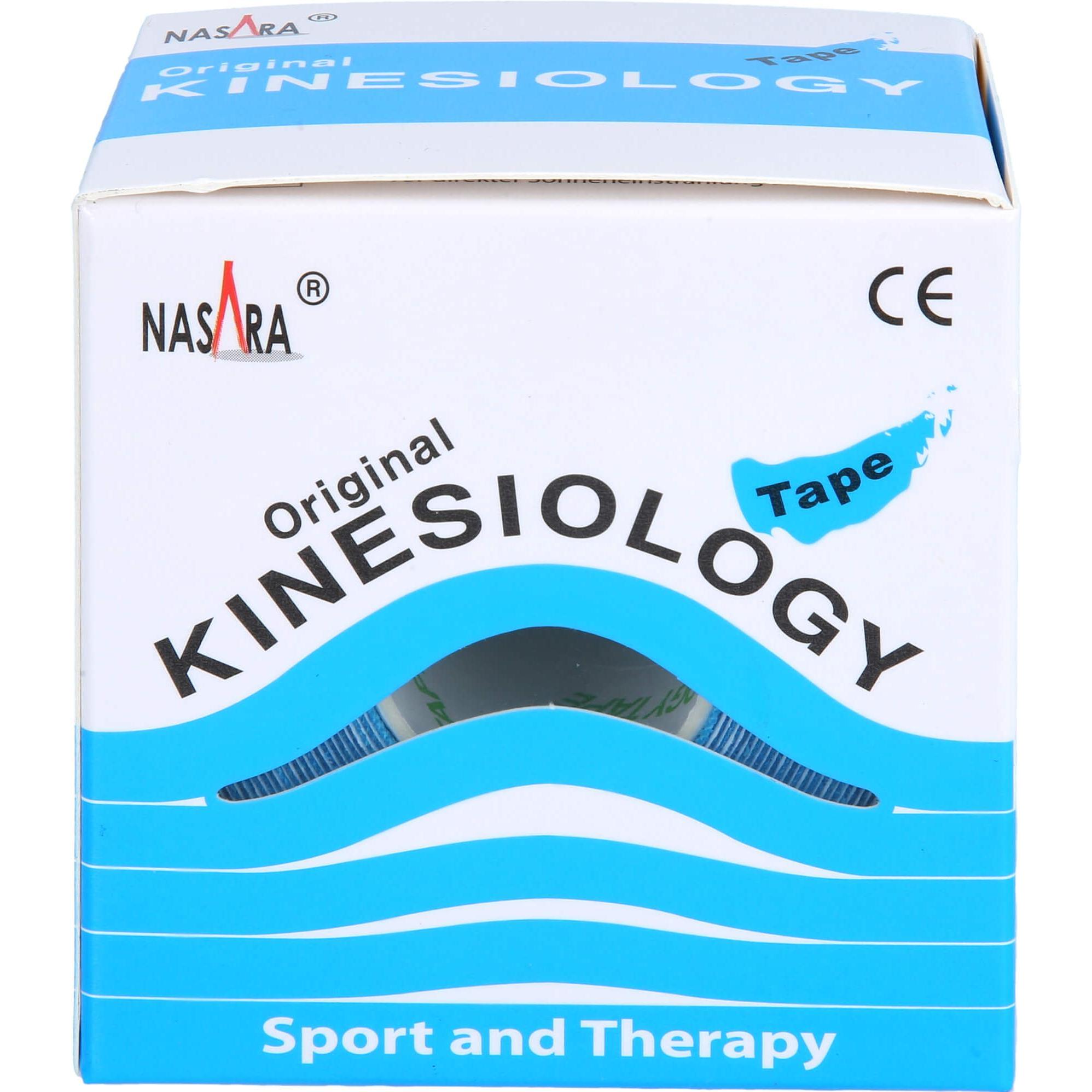 Thumbnail - Mikros, Kinesio Tape, Nasara Kinesiotape 5cmx5m blau, 1 St PFL (5 m)
