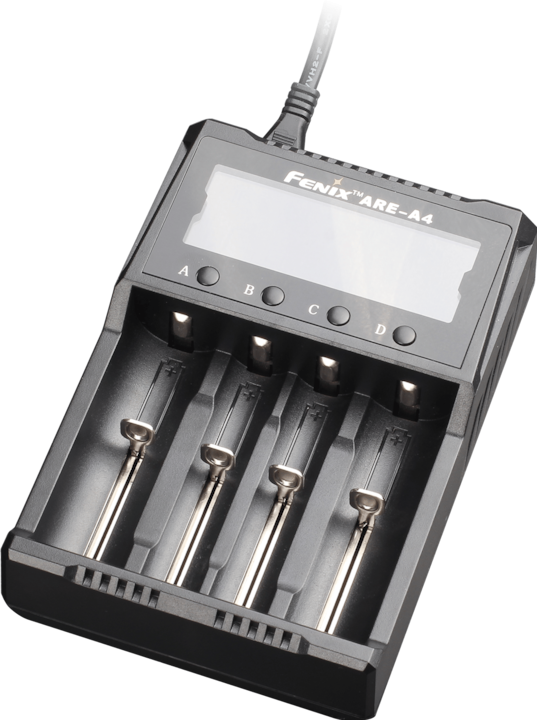 Image du produit Fenix Chargeur ARE-A4 (1 pcs, 14500, 16340, 18650, 26650, AA, AAA, Piles rechargeables + chargeur)