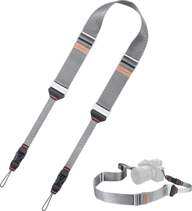 K&F Concept 45mm WidthNeck Strap Urban Wander 03 (Grey) (Neck belt)