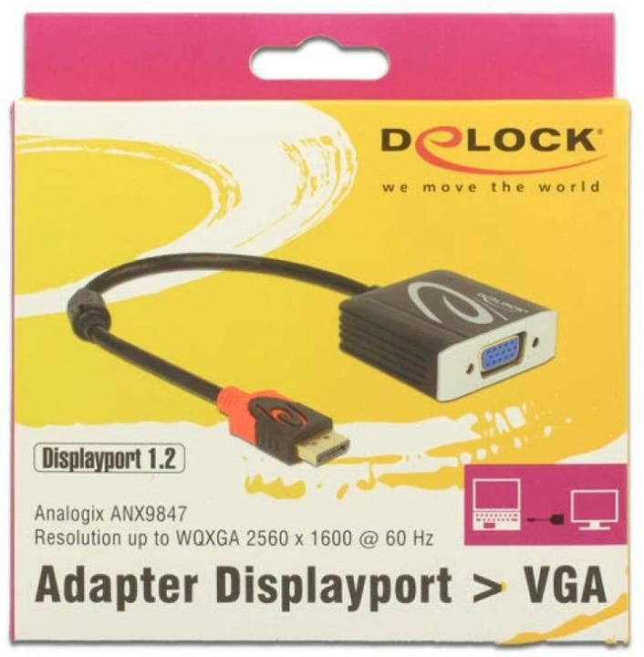 Produktbild Delock Displayport zu VGA Adapter (VGA, 16 cm)