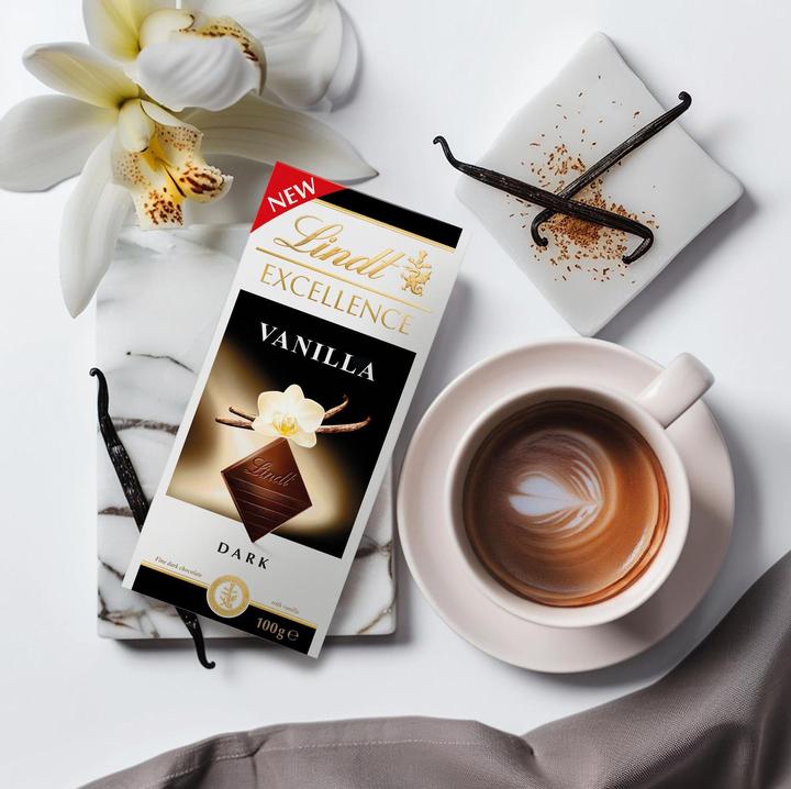Image du produit Lindt Tablette de chocolat noir Excellence Vanille (100 g)