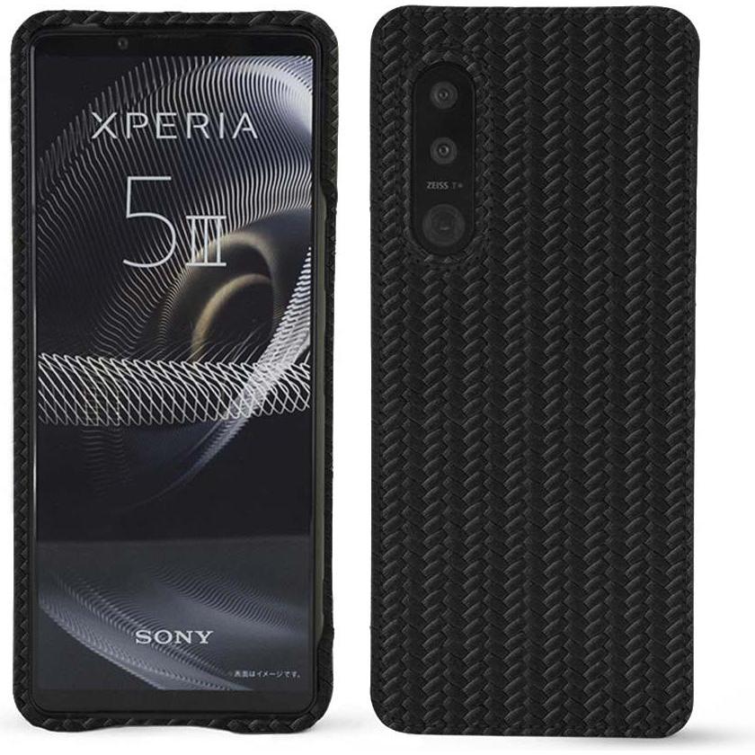 Noreve Lederschutzhülle (Sony Xperia 5 III), Smartphone Hülle, Schwarz
