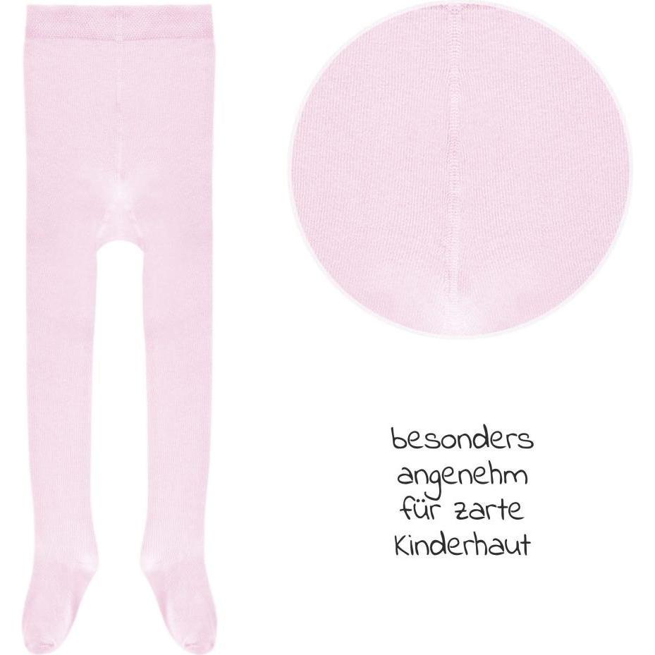 Thumbnail - La Loona, Strümpfe, LaLoona Baby-Strumpfhosen Strumpfhose 2er Pack - Rosa -, Rosa, (74/80)