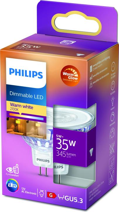 Produktbild Philips Spot (GU5.3, 5 W, 345 lm, 1 x, G)