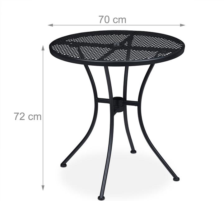 Image du produit Relaxdays Gartentisch (70 cm)