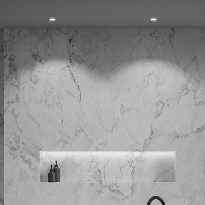 Actual product image Maytoni Zoom LED downlight, recessed light 6W dimmable white IP65 90Ra Ø6mm warm white (420 lm)