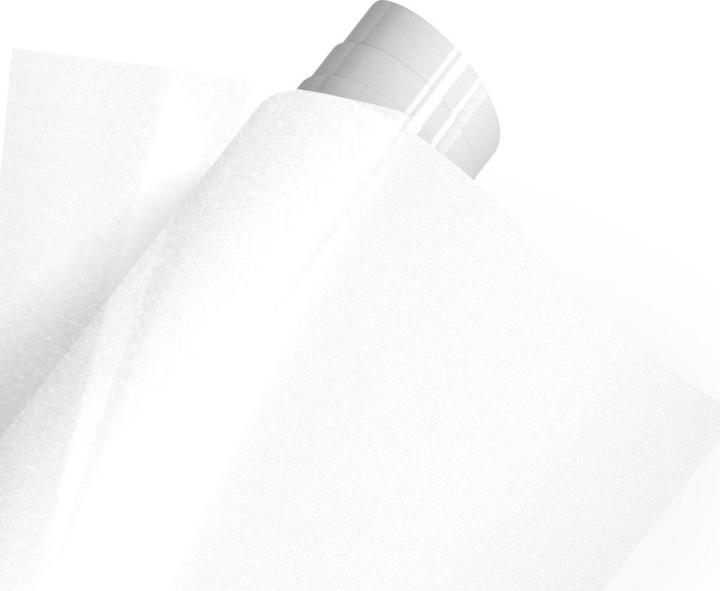 Produktbild Poli-tape Aufbügelfolie Flock Weiss