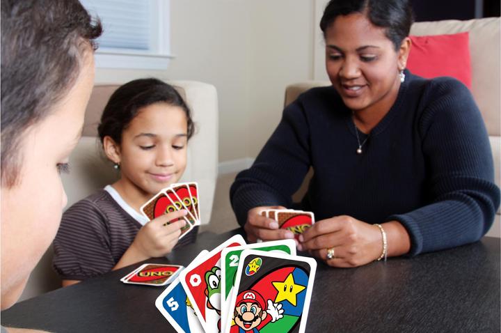 Actual product image Mattel Games UNO Mario Kart (English, Spanish)