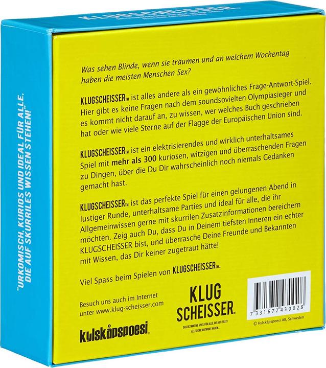 Produktbild Klugscheisser (Deutsch, 2 - 8 Spieler)