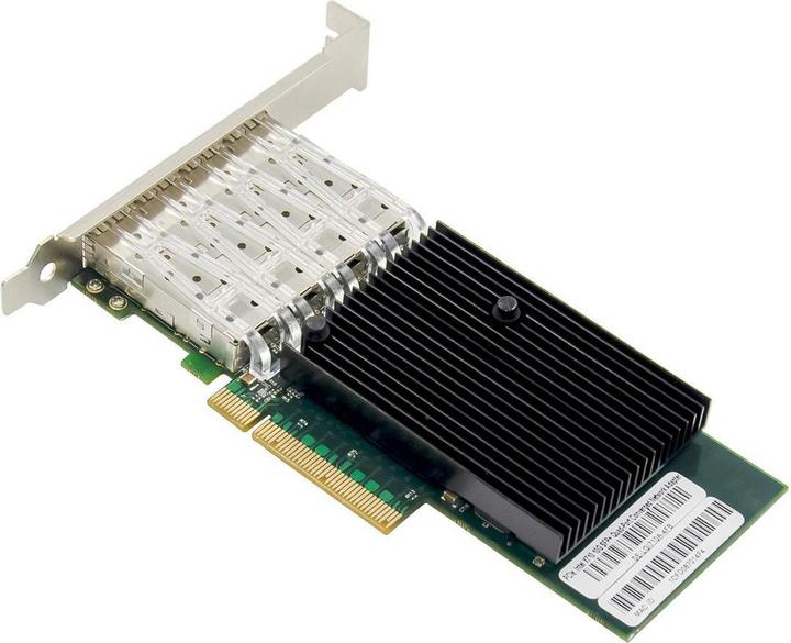 Actual product image MicroConnect PCI-E X8 XL710 Quad-SFP+ 10