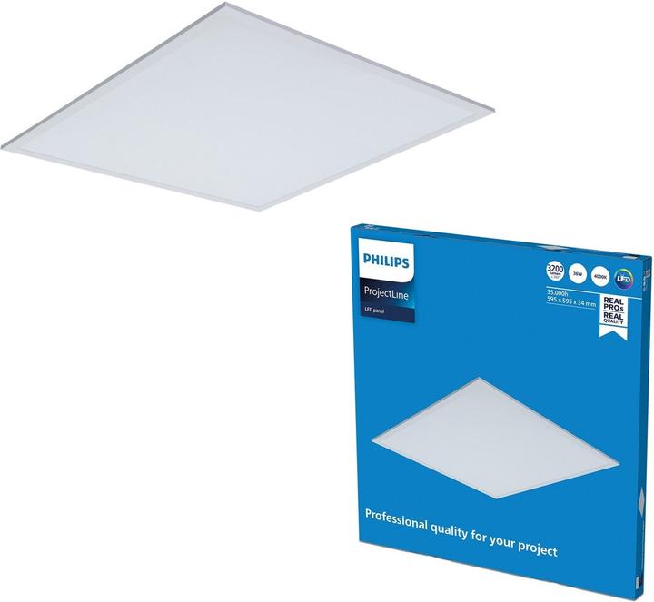 Image du produit Philips ProjectLine Panneau 36W 6060 40K NOC (3200 lm)
