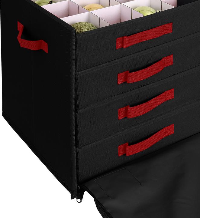 Produktbild Relaxdays Weihnachtskugel Aufbewahrungsbox (36.50 cm, 1x)