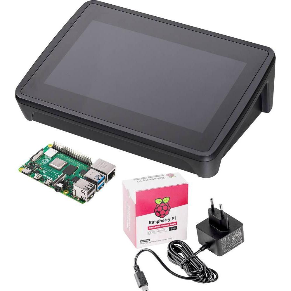 Bopla BoPad 10.1 HDMI starter kit con Raspberry Pi 4 B (1 GB), Scheda + Kit di sviluppo