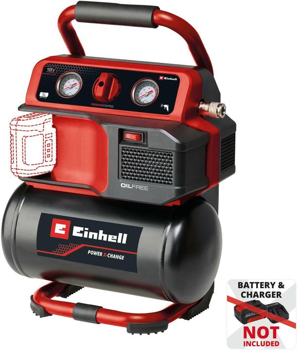 Produktbild Einhell Akku-Kompressor TE-AC 18/75 Li Set EX CH (5 l, 8 Bar)