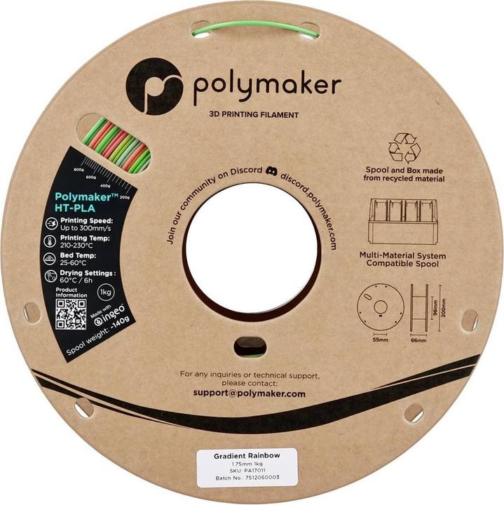 Produktbild Polymaker HT-PLA Gradient (PLA, 1.75 mm, 1000 g)