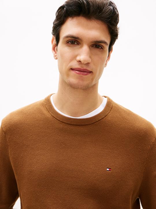 Produktbild Tommy Hilfiger Einfacher Struktur-Crewneck-Pullover (XL)