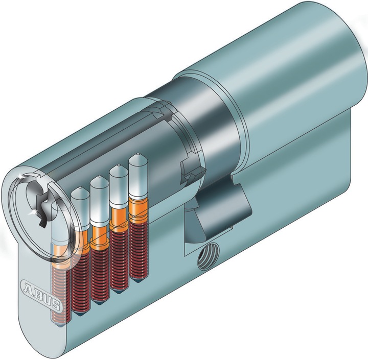 Produktbild Abus Zylinder E50N 10/35 KD (Halbzylinder)