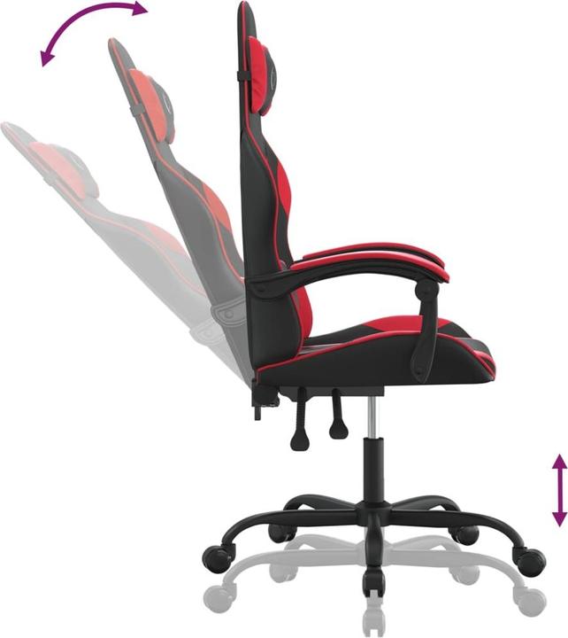 Produktbild vidaXL Gaming-Stuhl (44.50 - 54.50 cm)