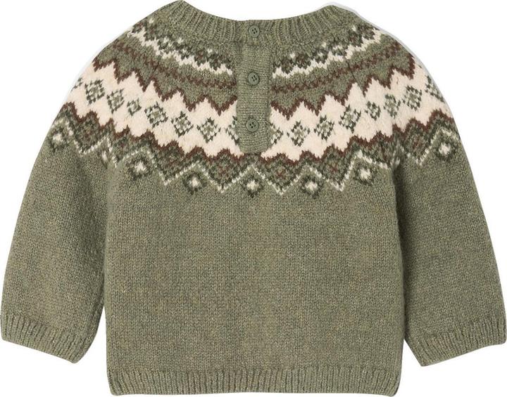 Produktbild Vertbaudet Weicher Jungen Baby Jacquard-Pullover (80)