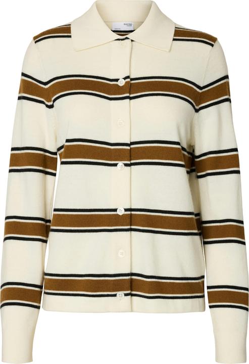 Produktbild Selected 100% Merinowoll Langarm-Poloshirt (M)