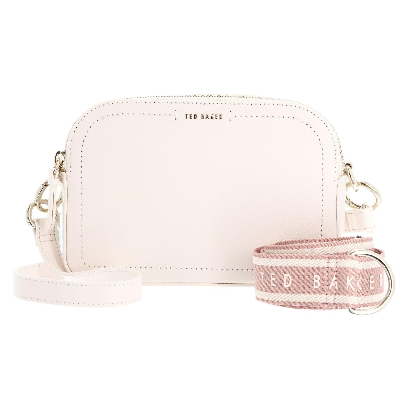 Ted Baker, Damen, Handtasche, Luceele Webbing Leather Crossbody Bag, Beige