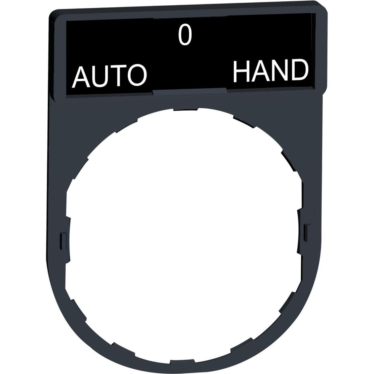 Schneider Electric Bezeichnungsschild Auto-0-Hand, Automatisierung