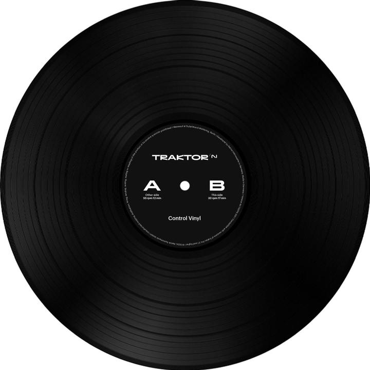 Actual product image Native Digital Vinyl System Traktor Control Vinyl