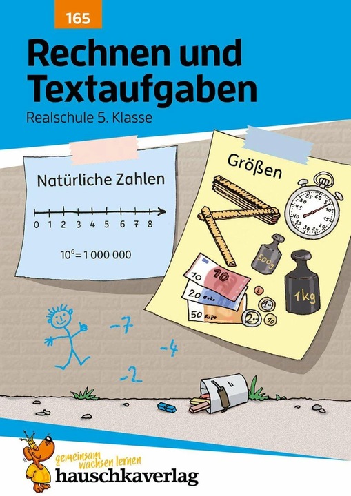 Produktbild Rechnen und Textaufgaben - Realschule 5. Klasse (Deutsch, Susanne Simpson, Tina Wefers, Gisela Specht, Laura Nitschké, 2017)