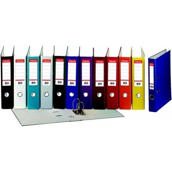 Esselte Raccoglitore, A4 / 75 mm, economico, grigio 0802-007, Accessori per Rilegatrice, Grigio