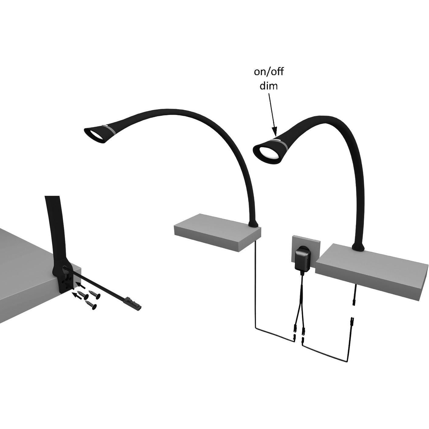 Thumbnail - Halemeier, Wandleuchte + Deckenleuchte, LED Anbauleuchten Miles 12 V (130 lm)