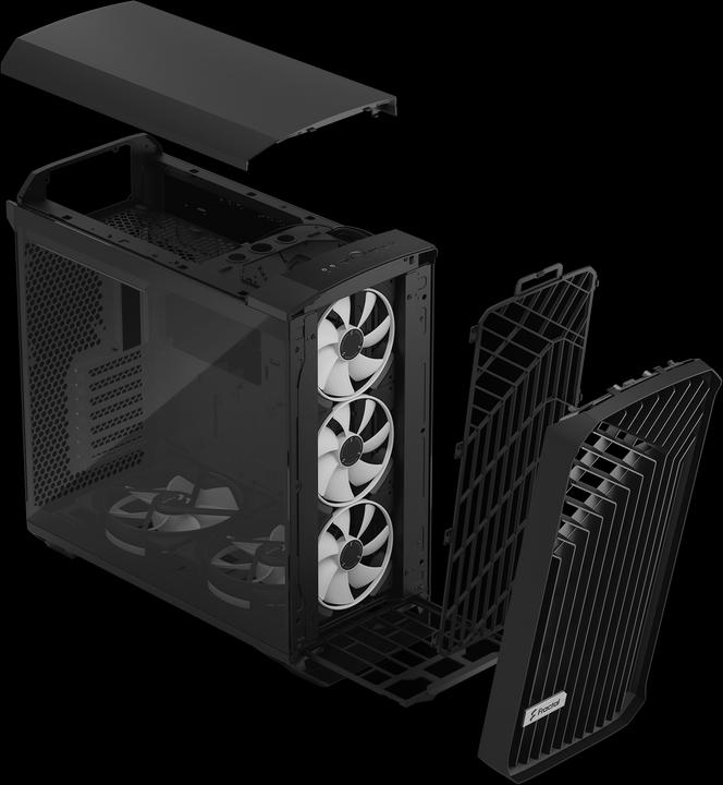 Image du produit Fractal Torrent RGB Noir TG Light (ATX, E-ATX, mATX, ITX, SSI EEB, SSI CEB)