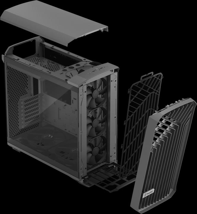 Actual product image Fractal Torrent Gray TG Light (ATX, mATX, E-ATX, SSI CEB, SSI EEB, ITX)