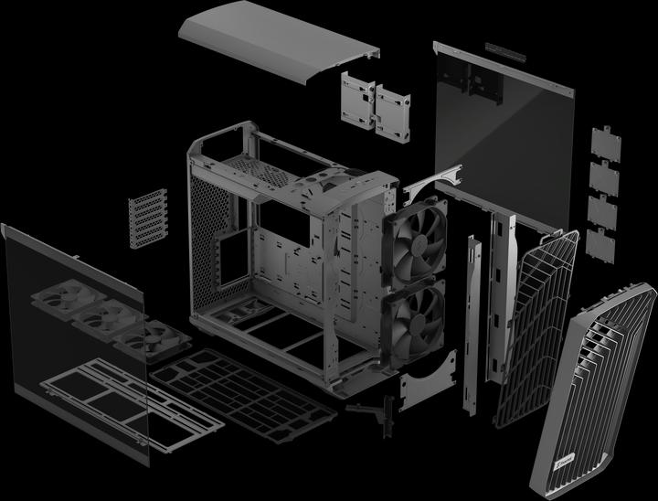 Actual product image Fractal Torrent Gray TG Light (ATX, mATX, E-ATX, SSI CEB, SSI EEB, ITX)