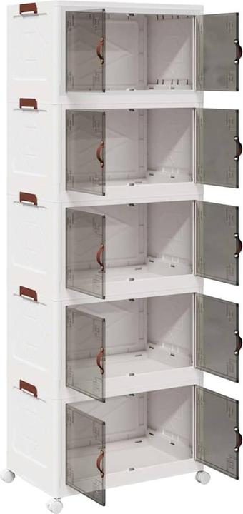 Produktbild vidaXL stapelbare Aufbewahrungsbox (48 cm, 28 l, 1x)