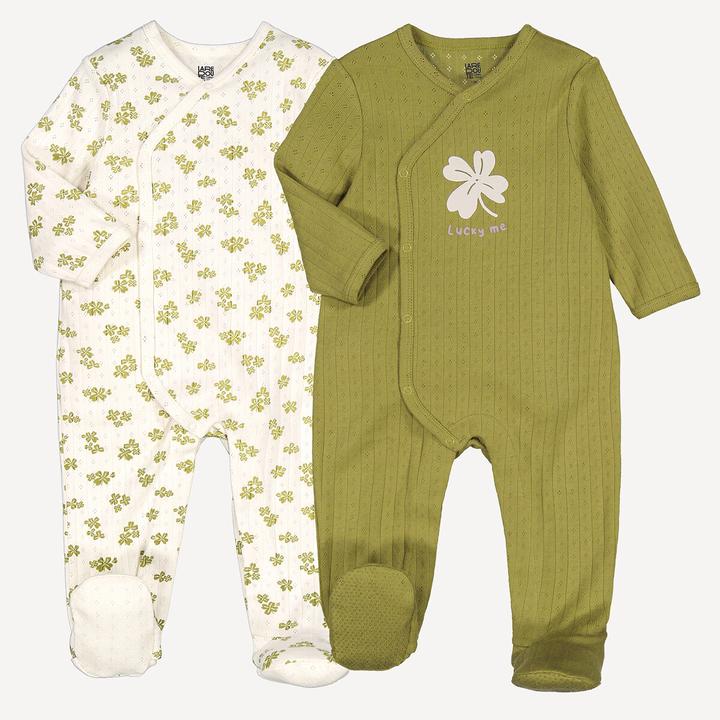 Actual product image La Redoute Collections 2er-Pack Strampler aus Pointelle-Strick (50)