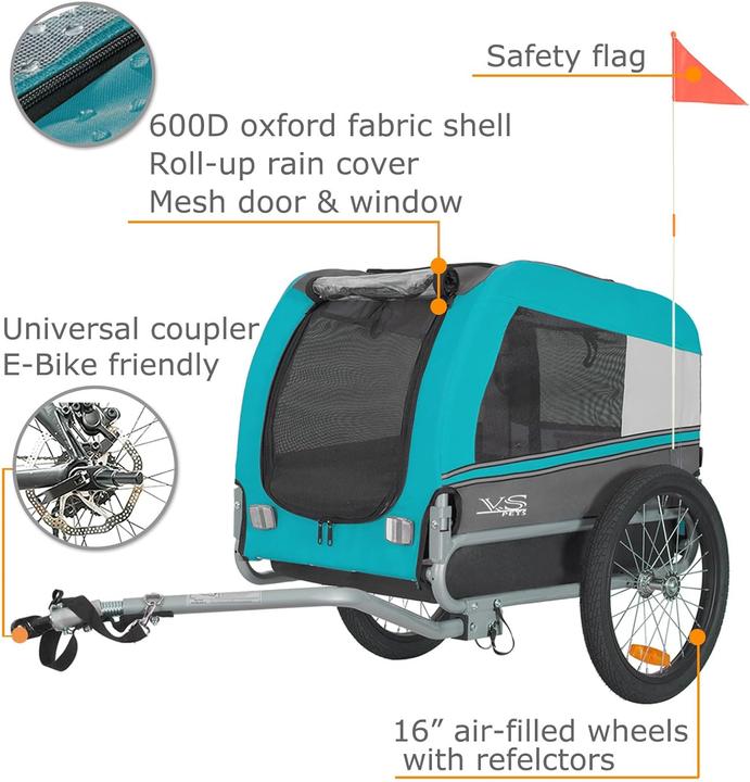 Actual product image Tiggo Bike trailer for dogs