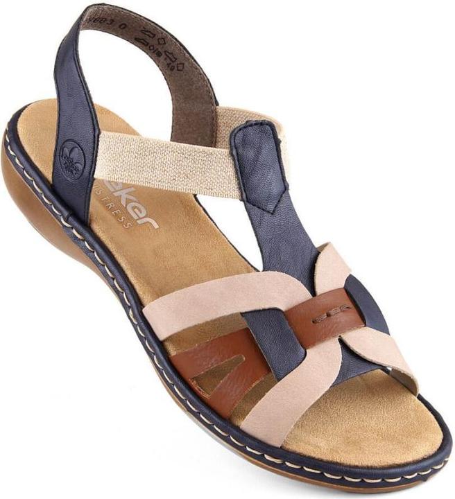 Actual product image Rieker Bequeme mehrfarbige Sandalen (38)