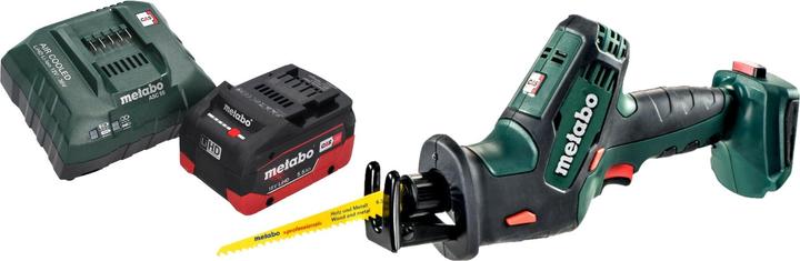 Actual product image Metabo SSE 18 LTX Compact cordless recipro saw reciprocating saw 18 V 13 mm + 1x LiHD battery 5.5 Ah +