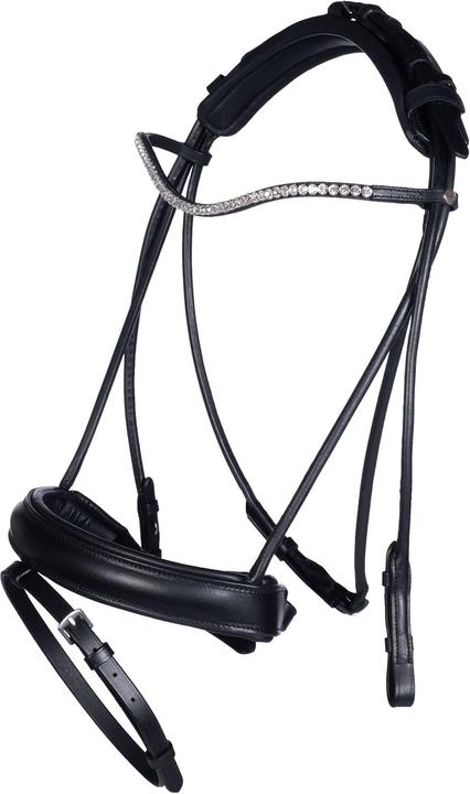 HKM Lola Zweedse Neusriem Zwart Warm Bloed